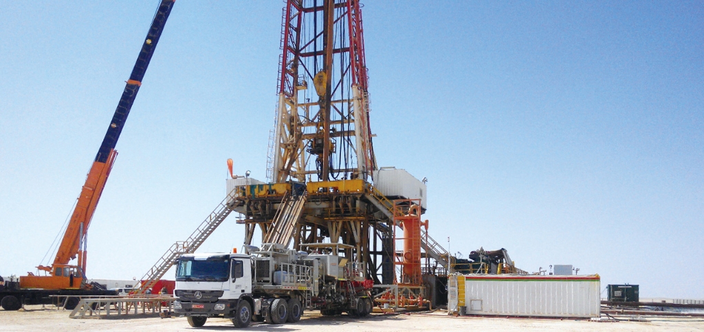 Trailer Mounted Twin Pump Cementing Unit in Oman